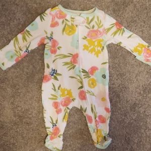 baby girl footie pajamas